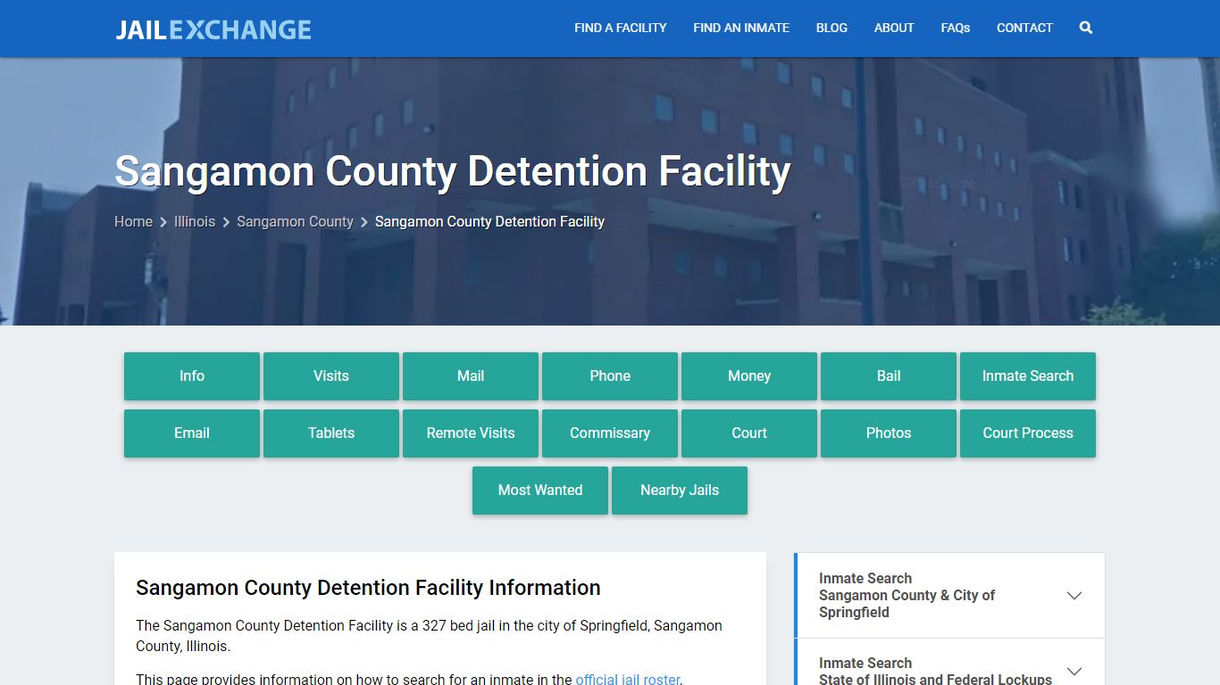 Sangamon County Detention Facility - Jail Exchange